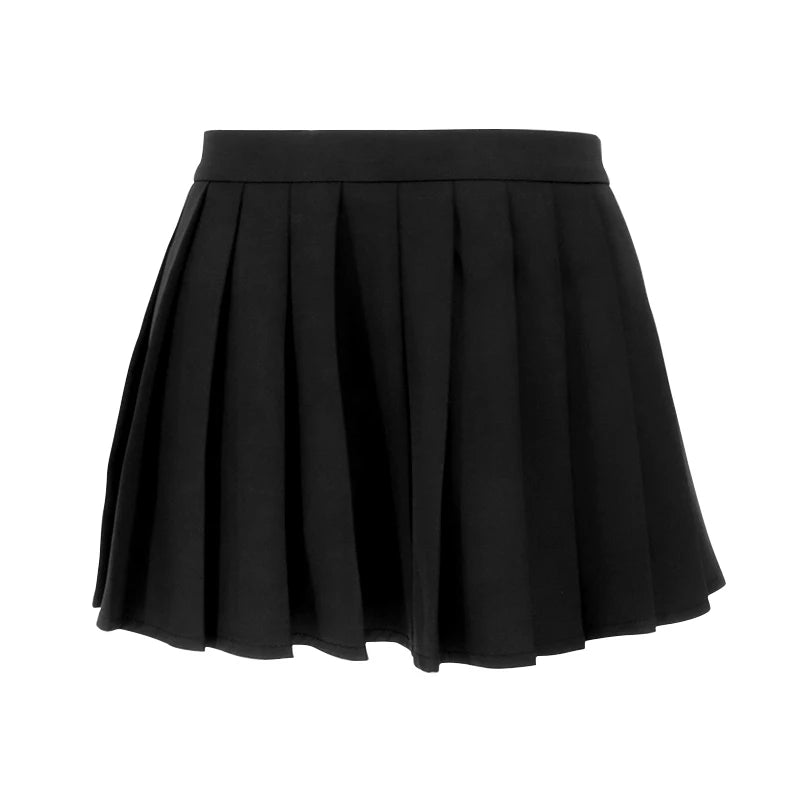 Classic Pleated Mini Skirt