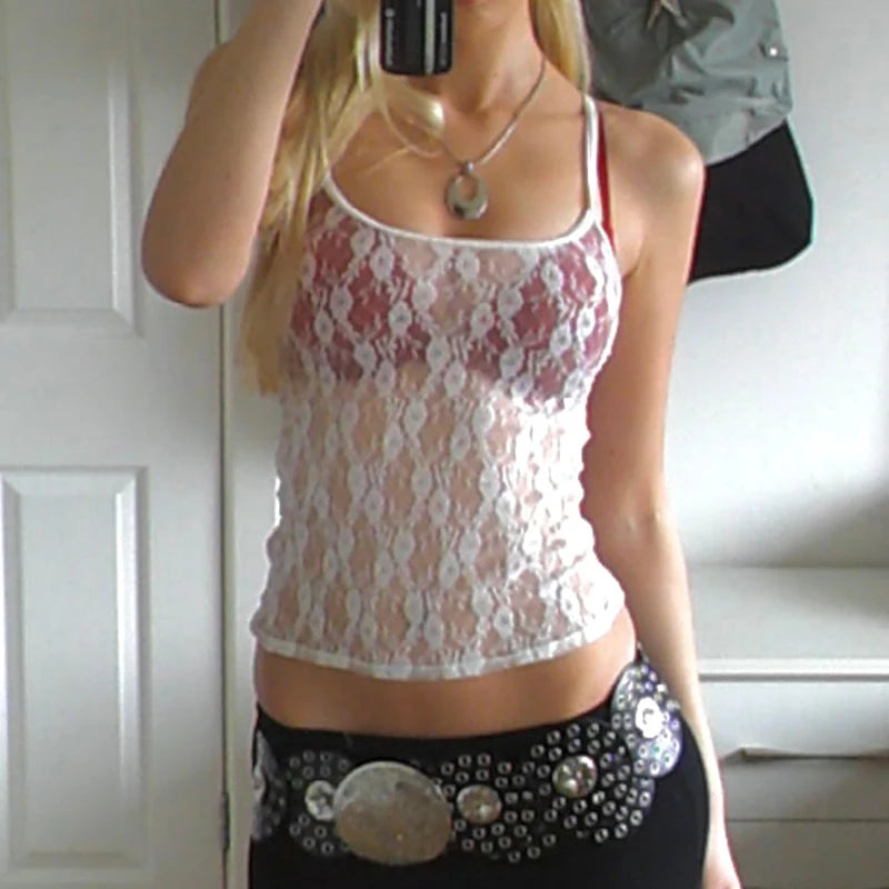 Midnight Muse Lace Top