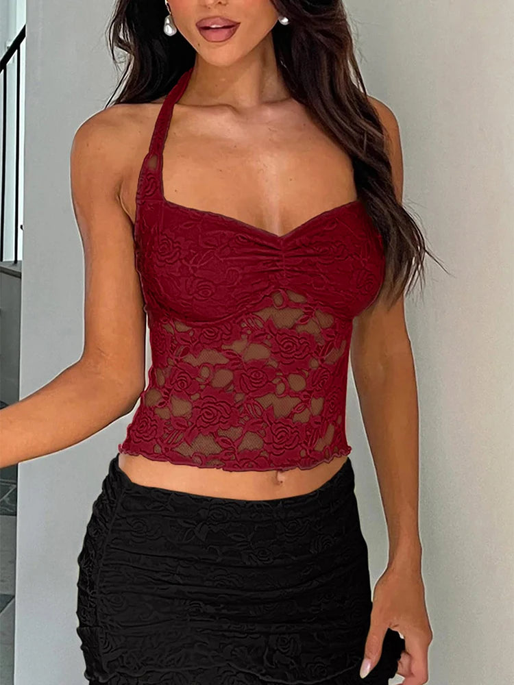 Lace Bustier Top