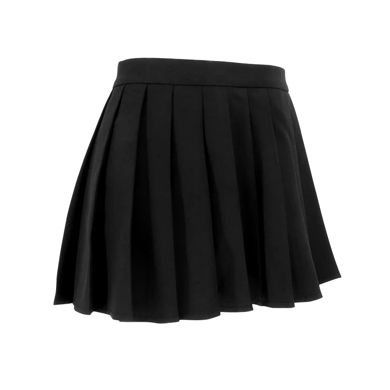 Classic Pleated Mini Skirt