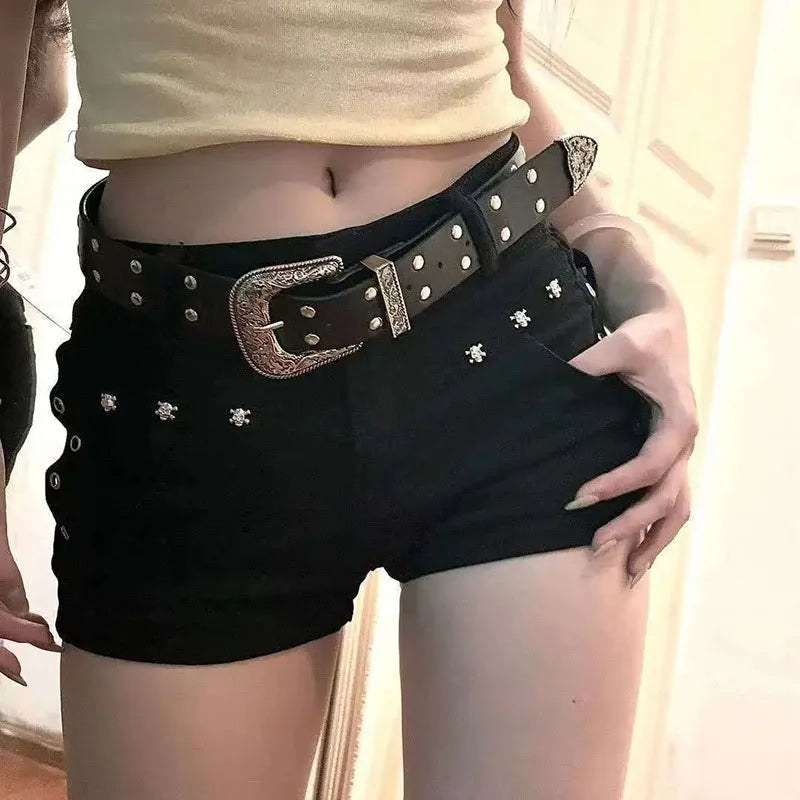 Rogue Studded Mini Shorts